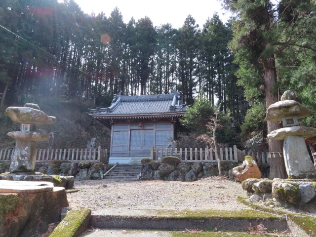 樫原城跡　津島神社