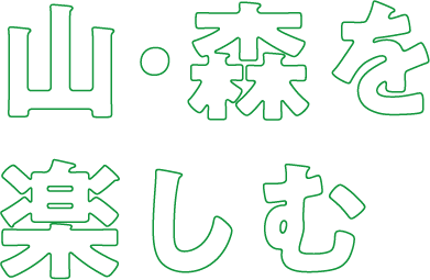 山・森を楽しむ