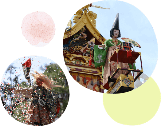 春の高山祭（山王祭）のからくり奉納です。