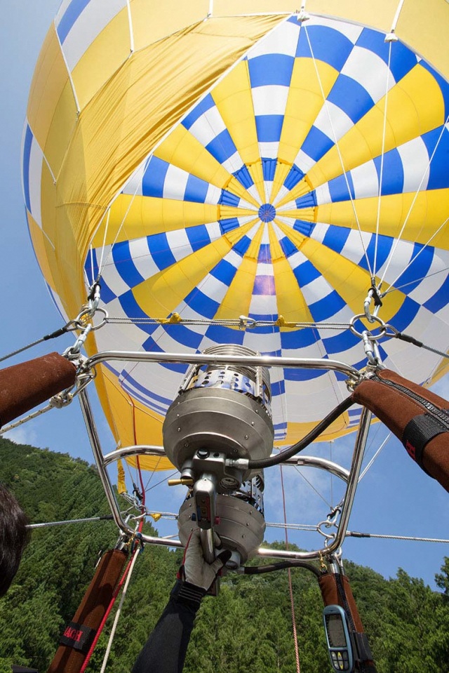 熱気球係留飛行体験