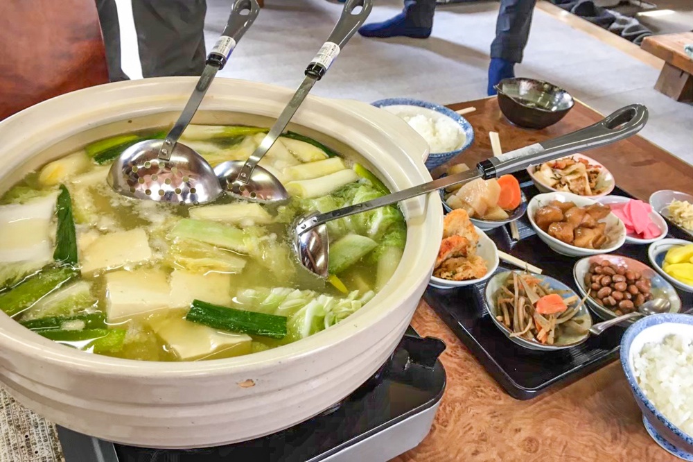 炭酸泉の湯豆腐は絶品！