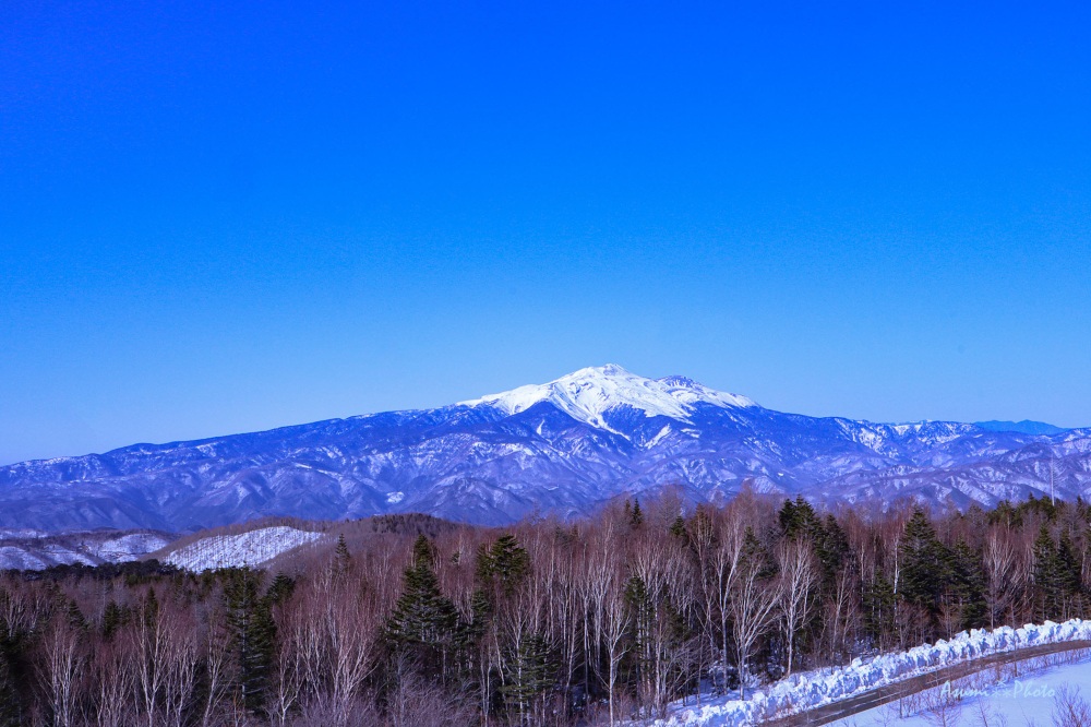 帰り道から見えた乗鞍岳