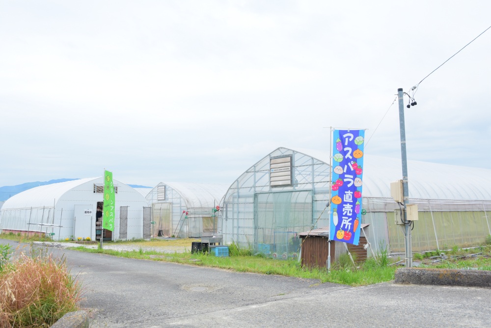 「瑞穂市巣南庁舎」の東側に位置する「コスモファーム」の直売所