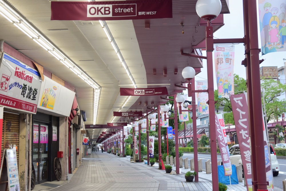 作中では「SKBストリート」として登場する「OKBストリート」。