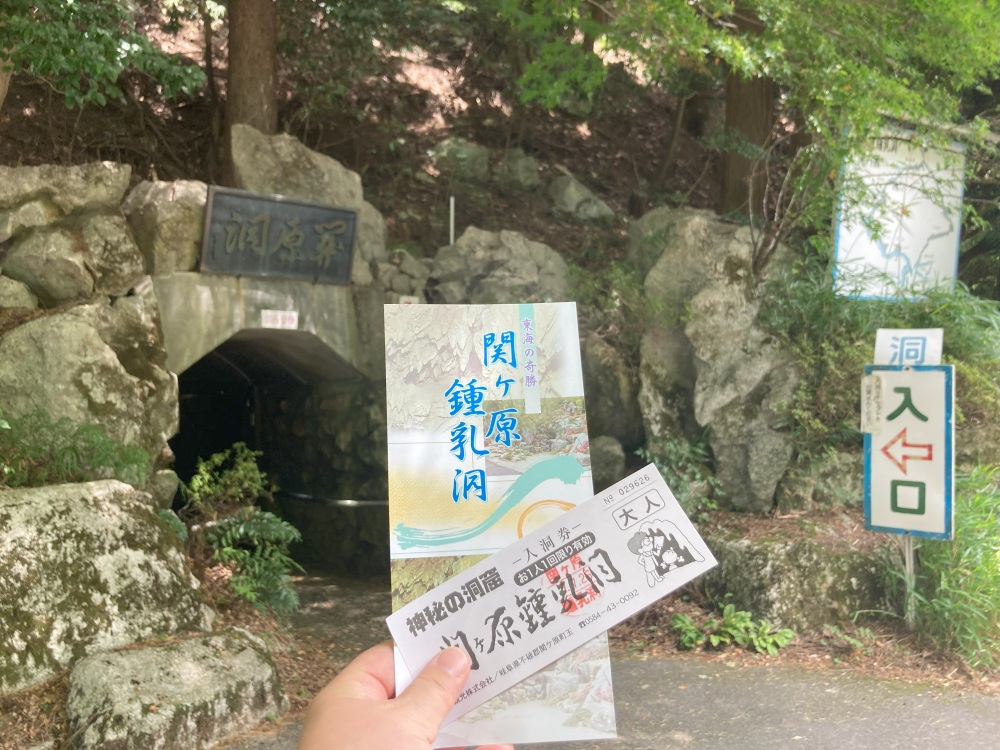 チケットには「入洞券」と書かれていました。