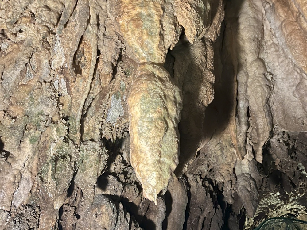 宮殿のシャンデリアみたいな鍾乳石