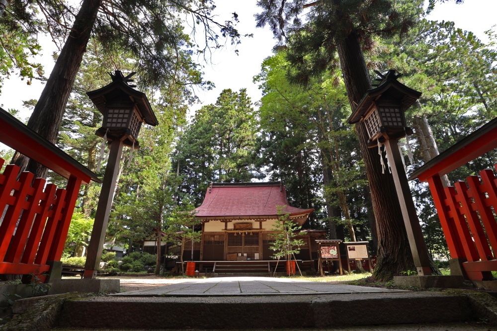 拝殿に到着しました。