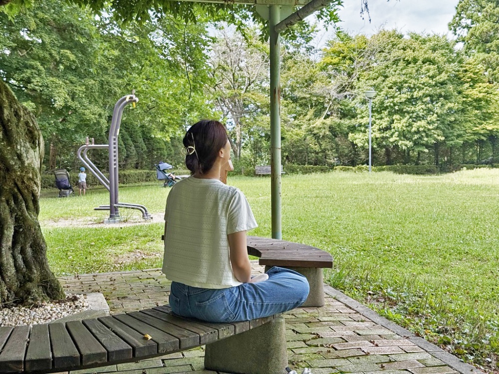 昼食後も、瞑想タイムへ。