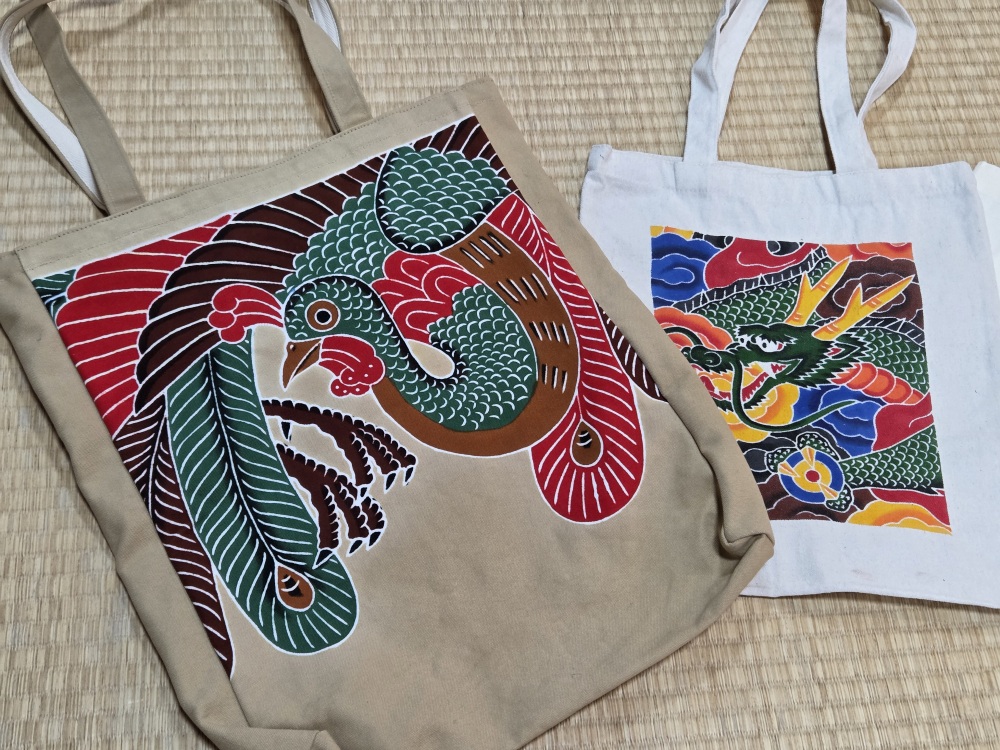 飛騨染めトートバッグ体験