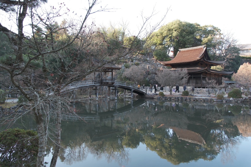 庭園と見事に調和する永保寺観音堂