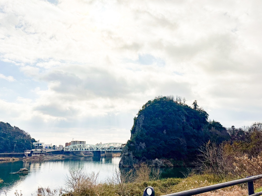 鵜沼城跡を近くから撮影