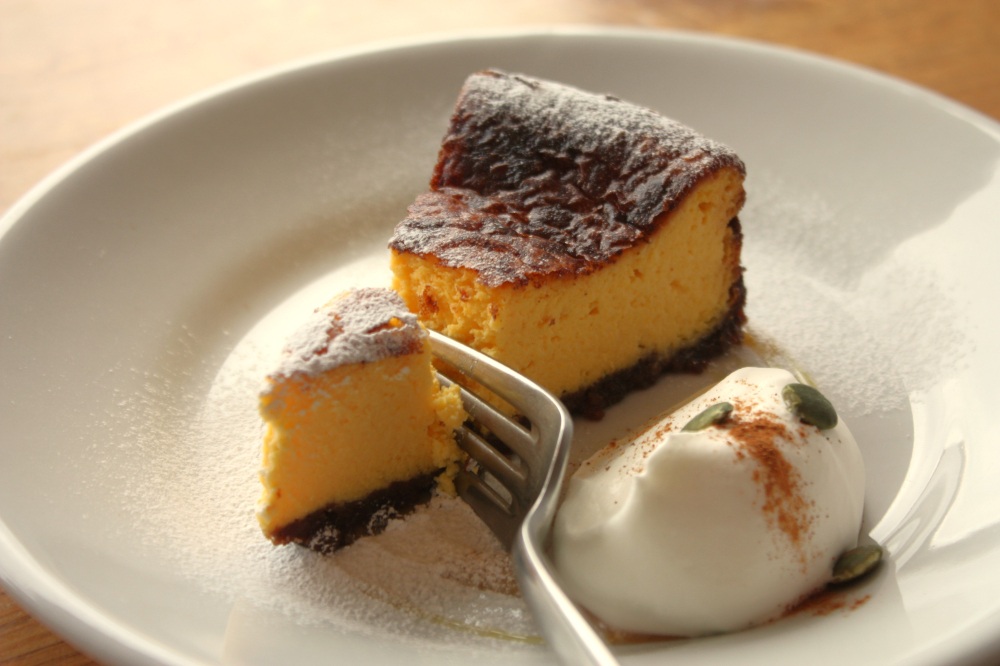 香ばしい下層部×かぼちゃは相性抜群