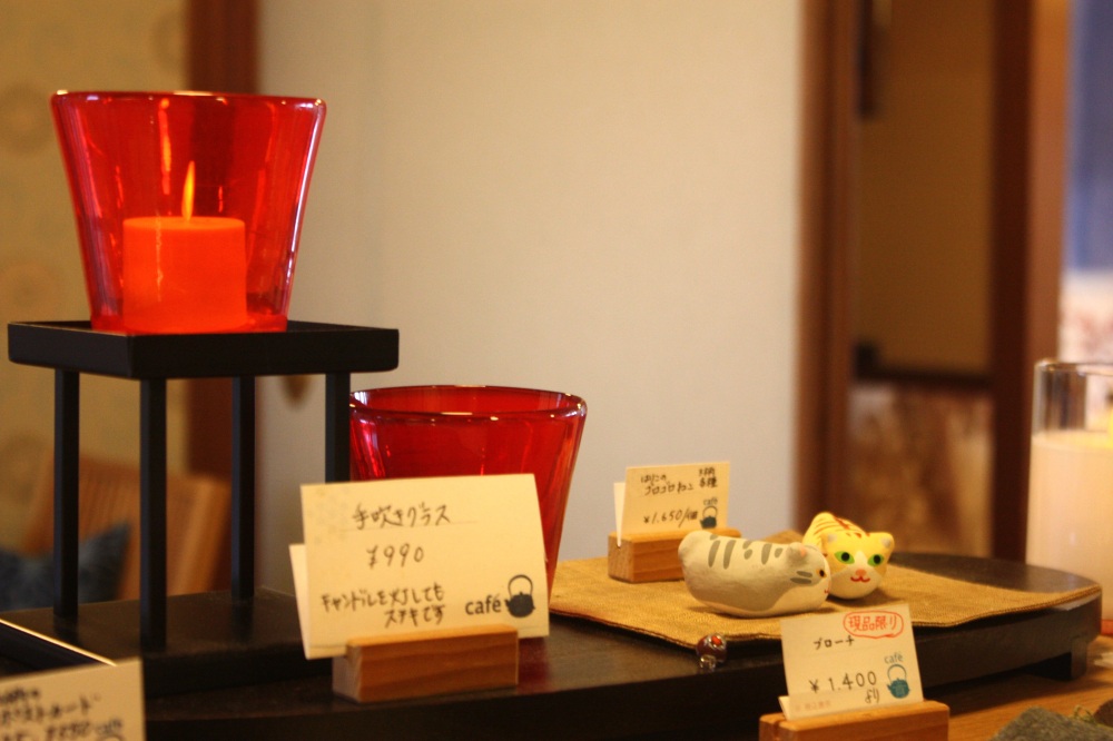 かわいい和雑貨の販売も