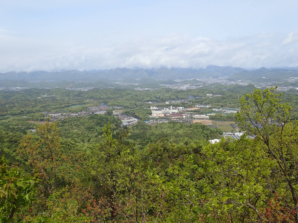 街と自然が近い、低山ならではの迫力ある展望