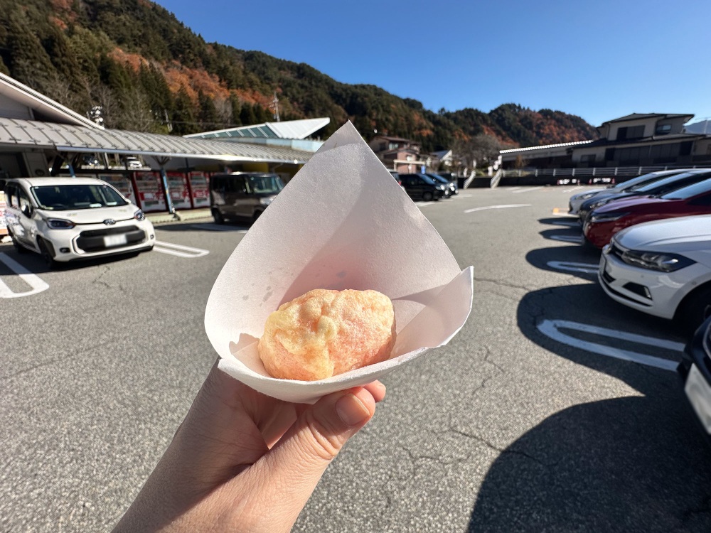 道の駅「宙（スカイ）ドーム・神岡」の天ぷらまんじゅう