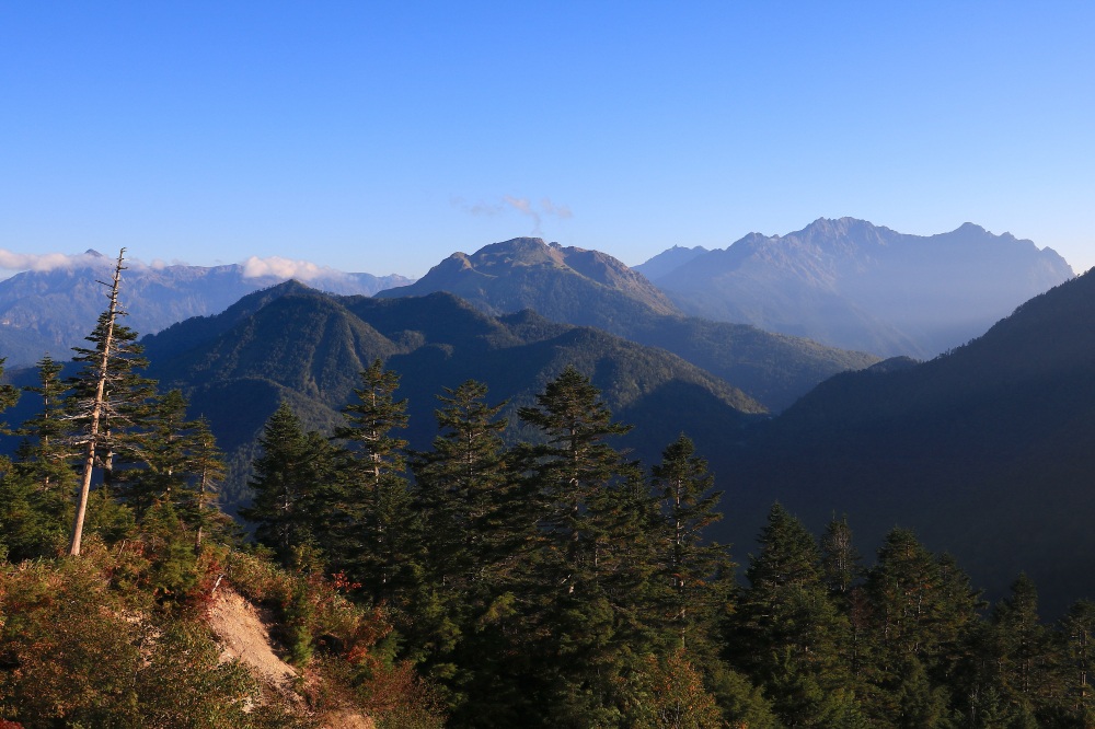 北アルプスの主峰が勢揃いの絶景が展開
