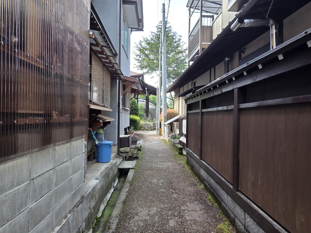 飛騨地域の路地「筋骨(きんこつ)」を通るルートも。