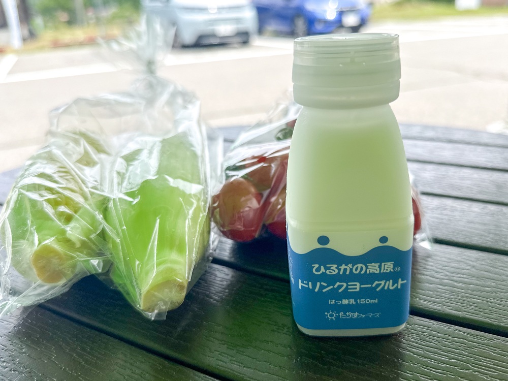 ドリンクヨーグルトはまろやかな甘さ