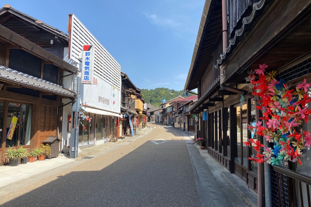 どこか懐かしい雰囲気の岩村城下町