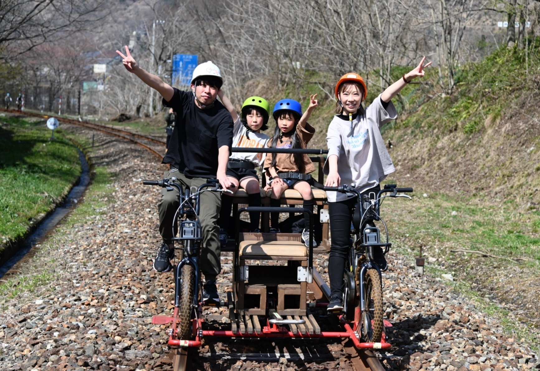 ルートは2つ！飛騨神岡 廃線を楽しむ レールマウンテンバイク「ガッタンゴー！」