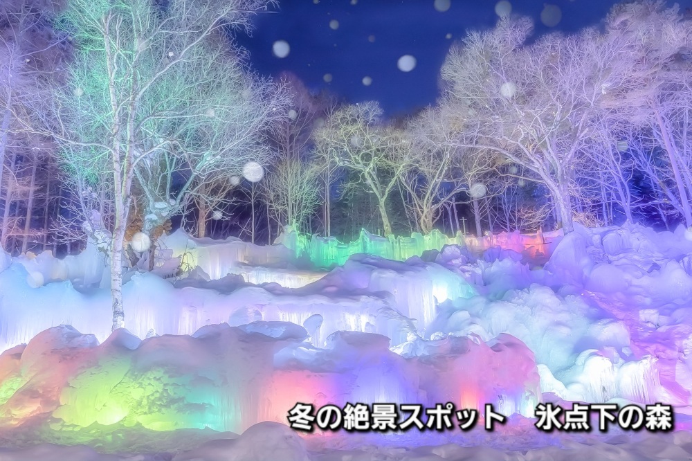 冬の絶景！奇跡の氷の世界｢氷点下の森｣ライトアップ