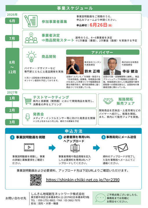 チラシ裏面
