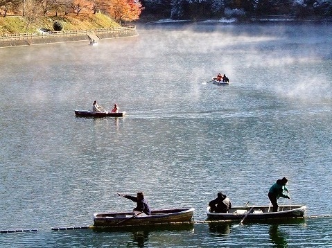 伊自良湖ワカサギ釣り