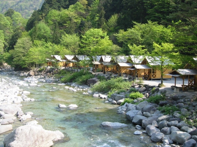 付知峡県立自然公園　森林キャンプ場