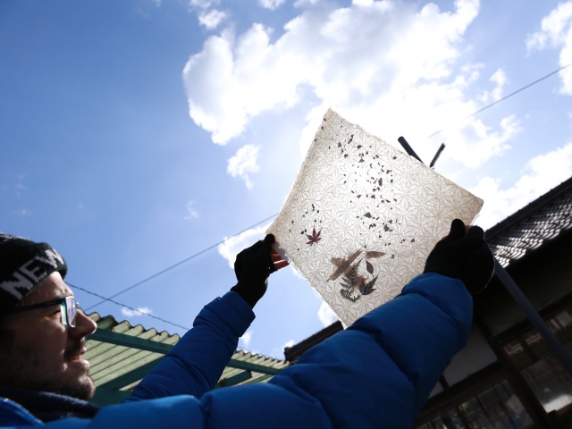 和紙の里巡り×美濃手紙漉き体験