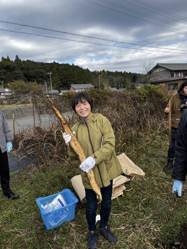 里山の恵みを楽しむ農業体験~今回は自然薯掘りを予定~