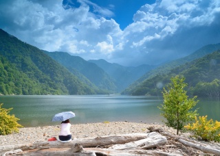 大白川園地･白水湖 大白川 平瀬登山口（白川郷）