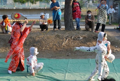 野首神明神社例祭「狐釣り」