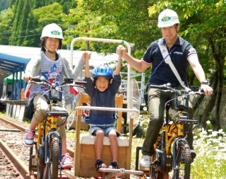 レールマウンテンバイク Gattan Go!!　-まちなかコース-