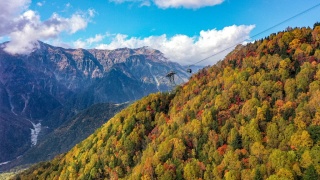 新穂高ロープウェイの紅葉