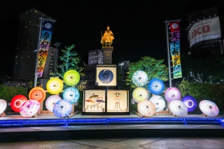 岐阜駅周辺「駅とまちを光でつなぐ杜のイルミネーション」