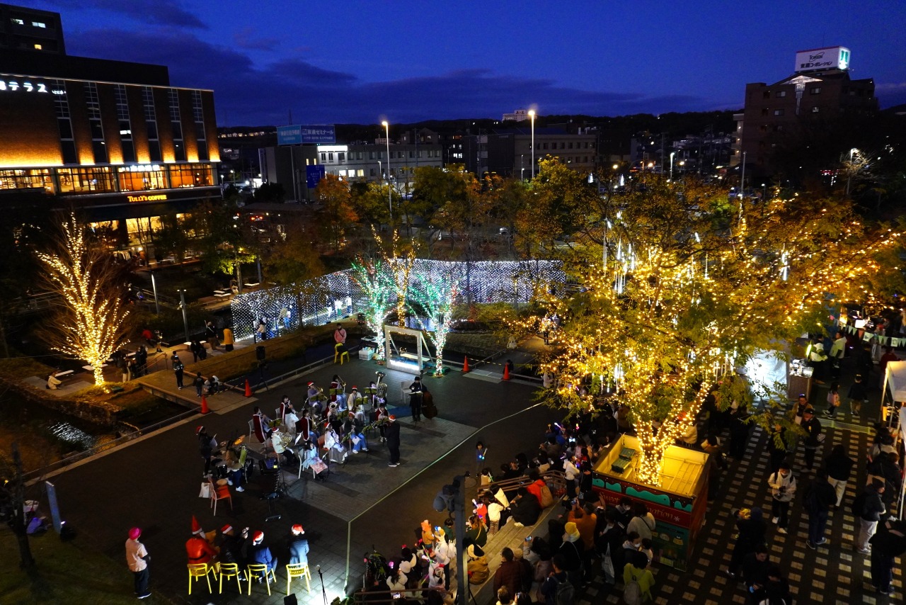 点灯式の様子(12月1日)