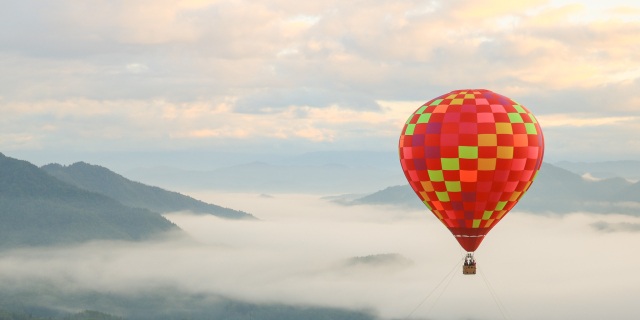 「久々野の森時間」ARKOPIA気球体験